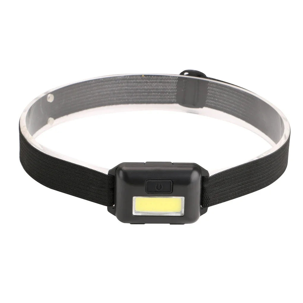 Wasserdichte LED-Stirnlampe mit 3 Leuchtmodi – Kompakte Outdoor-Kopflampe für Camping, Angeln & Wandern