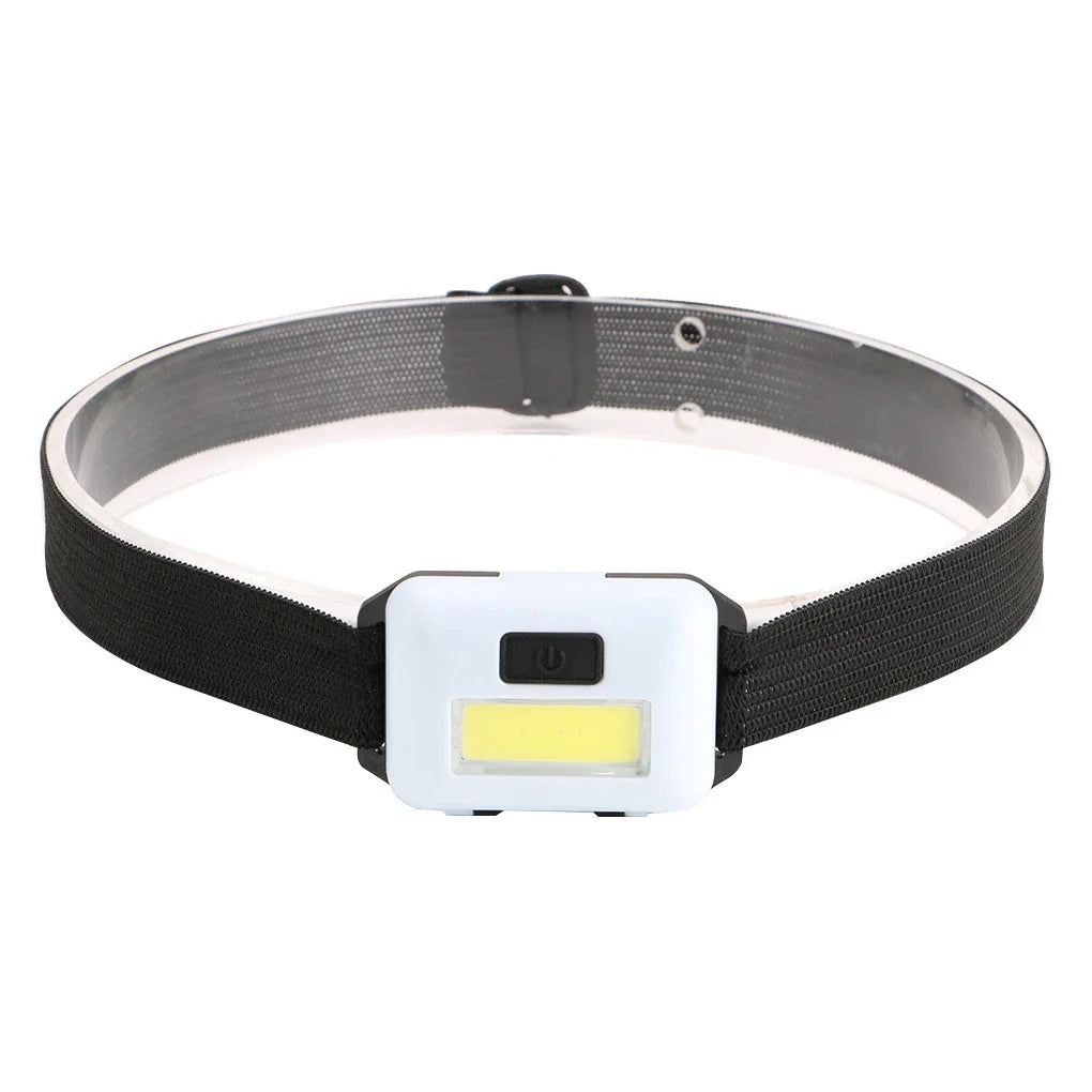 Wasserdichte LED-Stirnlampe mit 3 Leuchtmodi – Kompakte Outdoor-Kopflampe für Camping, Angeln & Wandern