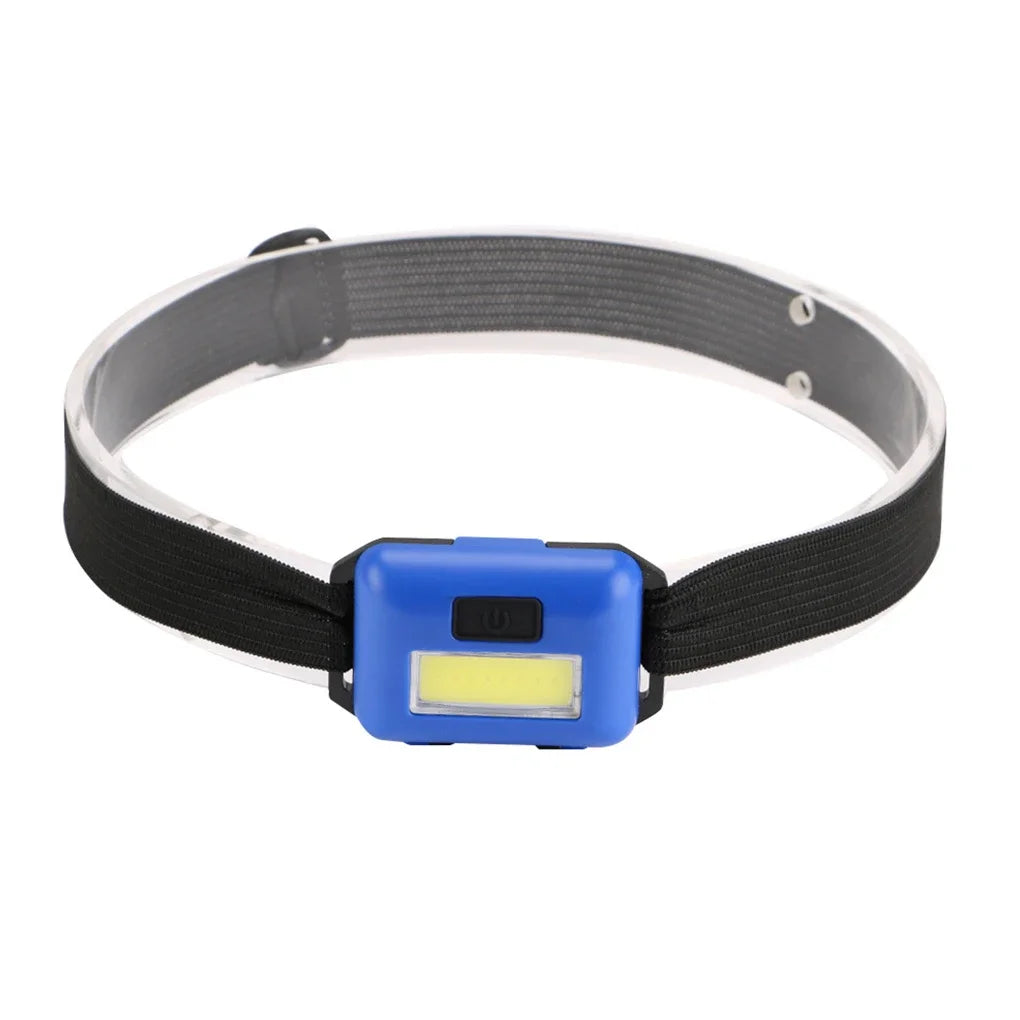 Wasserdichte LED-Stirnlampe mit 3 Leuchtmodi – Kompakte Outdoor-Kopflampe für Camping, Angeln & Wandern