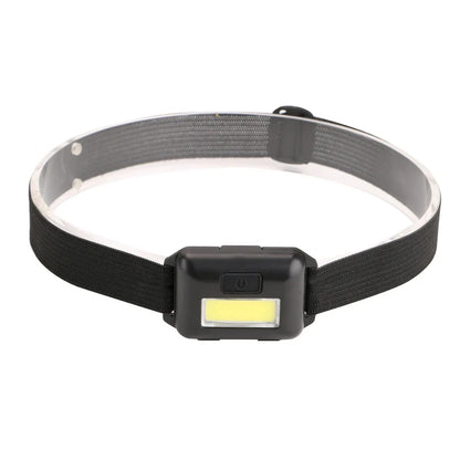 Wasserdichte LED-Stirnlampe mit 3 Leuchtmodi – Kompakte Outdoor-Kopflampe für Camping, Angeln & Wandern